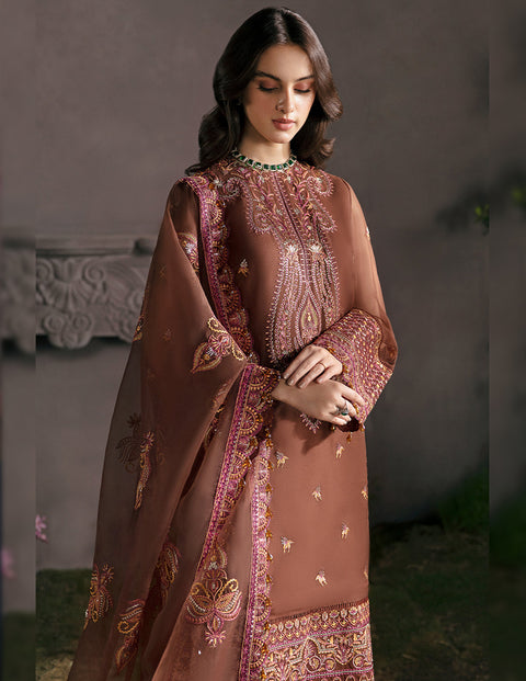 Afrozeh |  La Fuschia Luxury Formals | Mahogany
