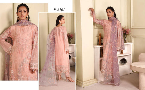 Ramsha Chiffon Collection 2025 Vol-27 (F-2701)
