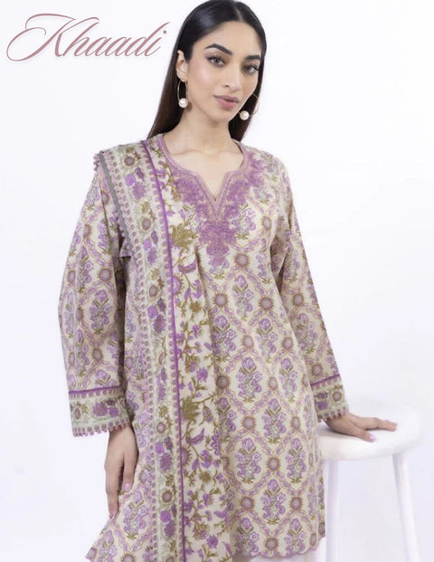 Khaadi Embroidered Un-Stitched Perfection | SS2211-C