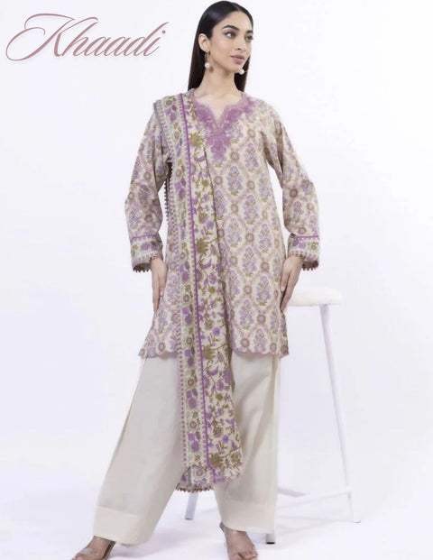 Khaadi Embroidered Un-Stitched Perfection | SS2211-C