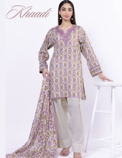 Khaadi Embroidered Un-Stitched Perfection | SS2211-C