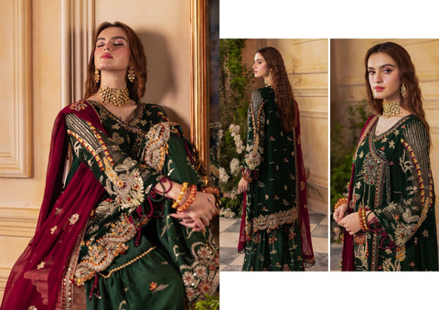 Chanchal by Zebtan ZC 01 | Luxury Chiffon Sharara