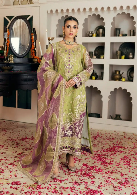 ZIRCON BY ZEBTAN UN-STITCHED 3PC | KHANZADI ZQ-02