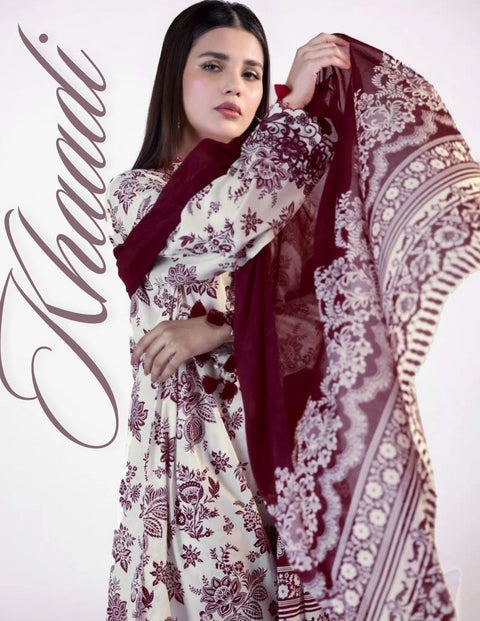 Khaadi Embroidered Un-Stitched Perfection | SS2294-A