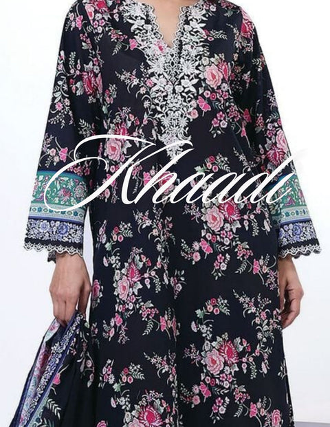 Khaadi Embroidered Un-Stitched Perfection | SS2129-A