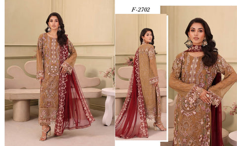 Ramsha Chiffon Collection 2025 Vol-27 (F-2702)