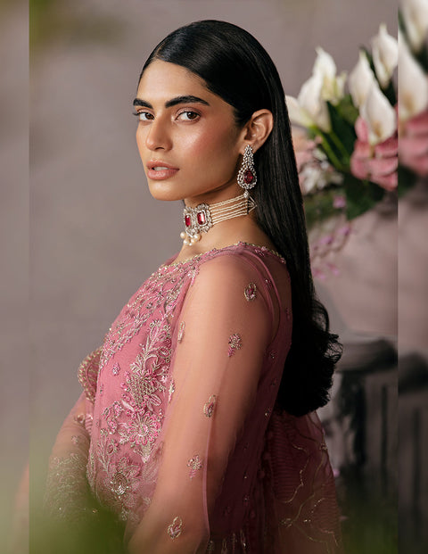 Afrozeh |  La Fuschia Luxury Formals | Salmon