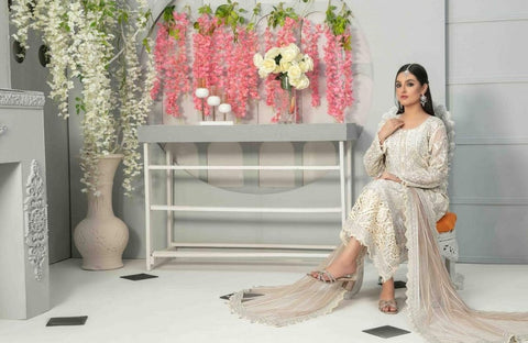 Tawakkal 3 Piece Semi-Stitched Heavy Embroidered Fancy Collection | 7660