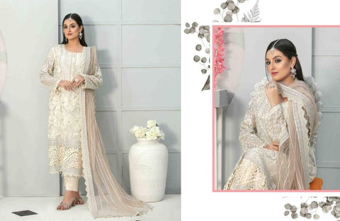 Tawakkal 3 Piece Semi-Stitched Heavy Embroidered Fancy Collection | 7660