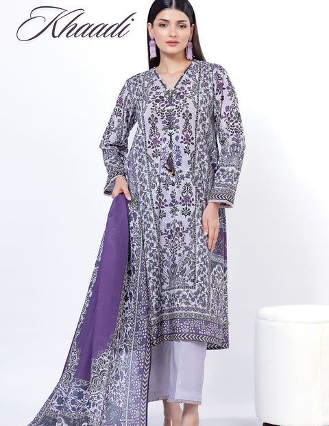 Khaadi Beautiful Digital Prints Un-Stitched Collection | SS2177-C