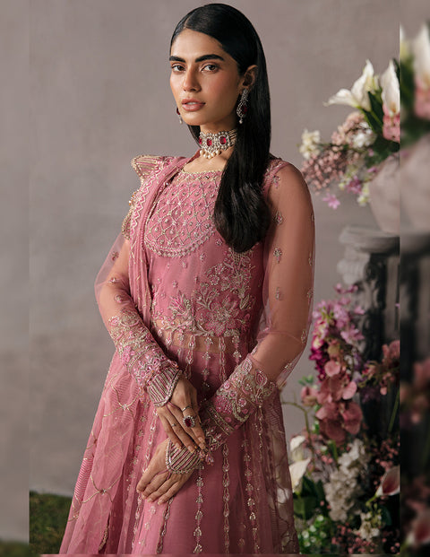 Afrozeh |  La Fuschia Luxury Formals | Salmon