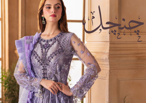 Chanchal by Zebtan ZC 04 | Luxury Chiffon Maxi