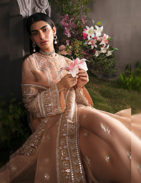 Afrozeh |  La Fuschia Luxury Formals | Sunset Blush