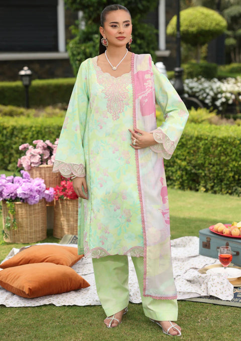 LIFESTYLE BY RANG RASIYA UN-STITCHED 3PC | ZUBIYA
