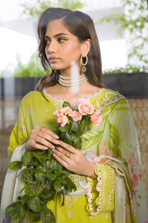 Zellbury Chikankari Unstitched Lawn Collection | 0081