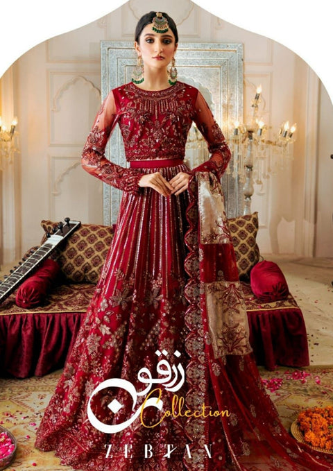 ZIRCON BY ZEBTAN UN-STITCHED 3PC | MAHPARA ZQ-06