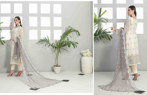 Tawakkal 3 Piece Semi-Stitched Heavy Embroidered Fancy Collection | 7661