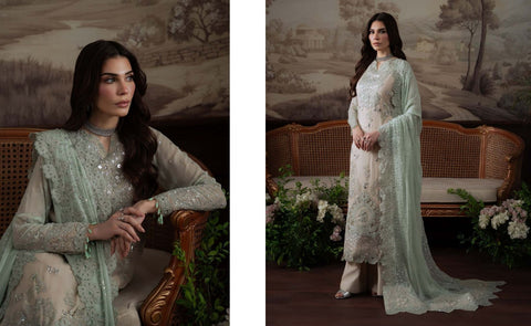 Nureh Elanora By Heavy Embroidered Chiffon Collection | NEL-73