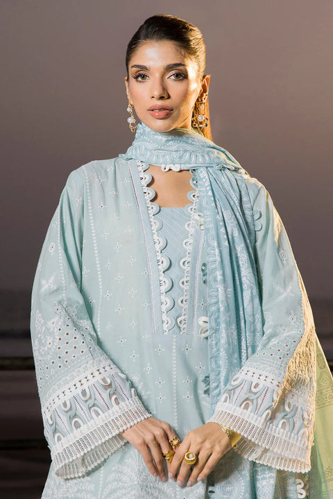 Zellbury Chikankari Unstitched Lawn Collection | 0079