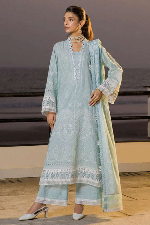 Zellbury Chikankari Unstitched Lawn Collection | 0079