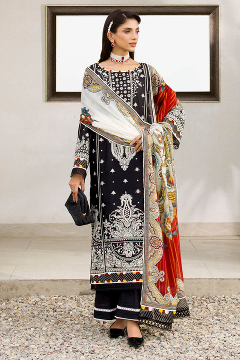 Zellbury Chikankari Unstitched Lawn Collection | 0080