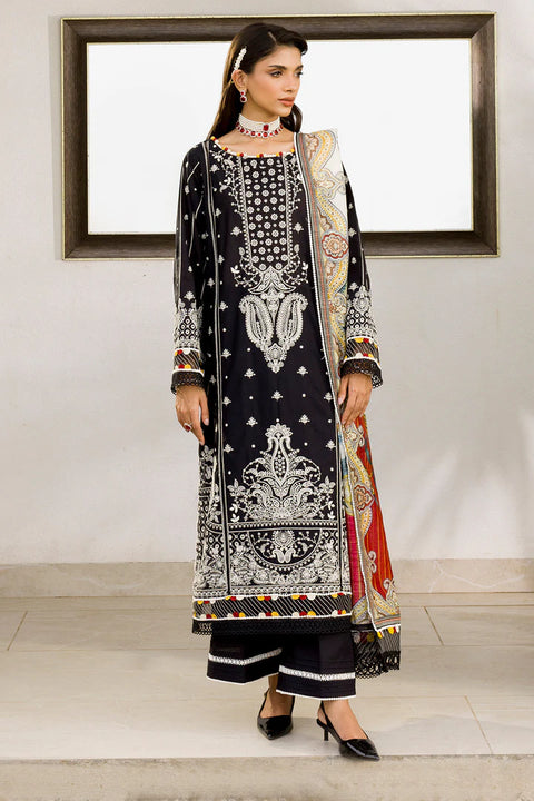 Zellbury Chikankari Unstitched Lawn Collection | 0080