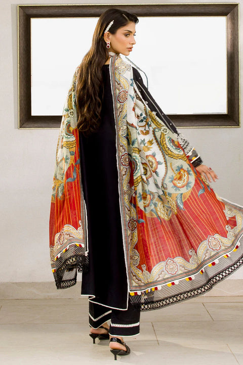 Zellbury Chikankari Unstitched Lawn Collection | 0080