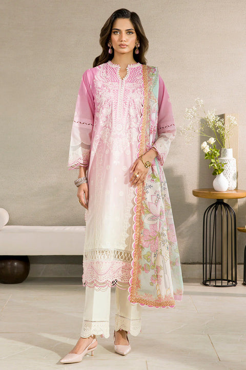 Zellbury Chikankari Unstitched Lawn Collection | 0083