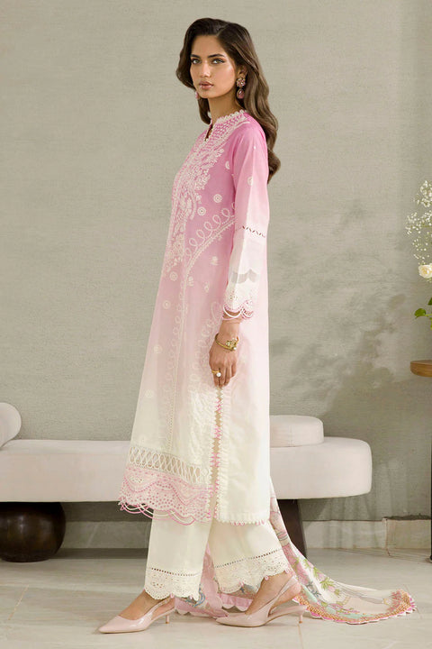 Zellbury Chikankari Unstitched Lawn Collection | 0083