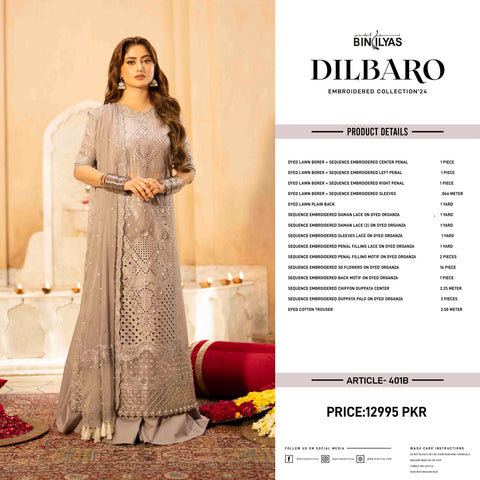 Dilbaro Festive Lawn Collection