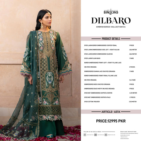 Dilbaro Lawn Collection 2024