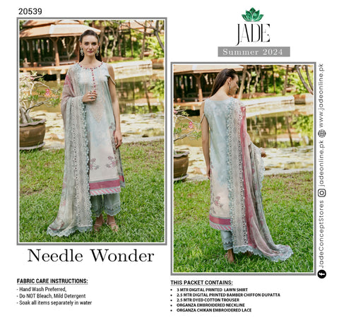 Jade Needle Wonder 2024 Lawn Collection