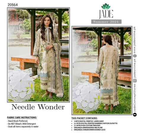 Jade Needle Wonder 2024 Lawn Collection