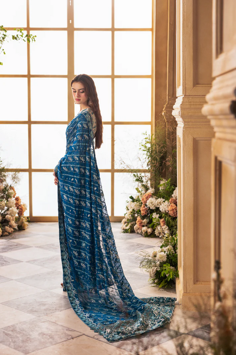 Chanchal by Zebtan ZC 03 | Luxury Chiffon Saari