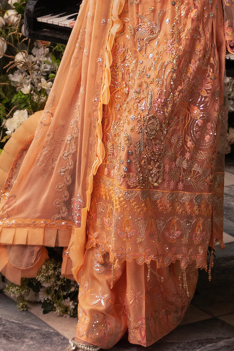 Zebtan 3 Piece Un-stitched Fancy Dress by | ZC02