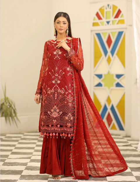 Maryams Vol 26 Luxury Chiffon – D-41 Ghulab