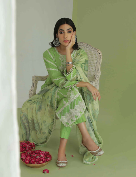 Aabyaan by Qalamkar Aarzu Luxury Lawn Collection 2022 – JIA (AA-10)