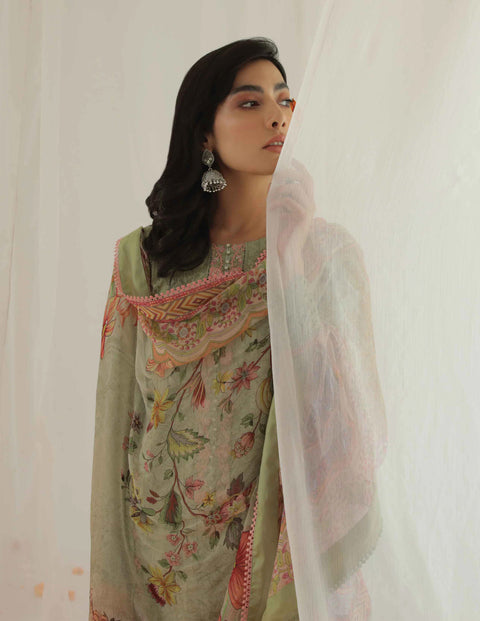 Aabyaan by Qalamkar Aarzu Luxury Lawn Collection 2022 – MUSKAN (AA-03)