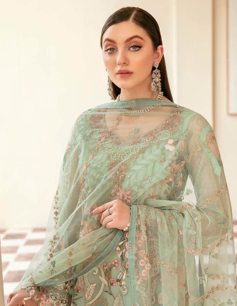 Minhal by Ramsha Embroidered Organza Suits Vol 6 - M604