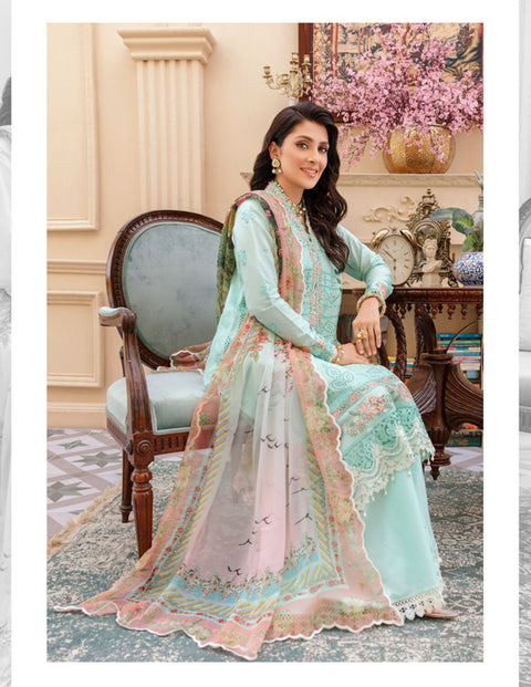 Noor by Saadia Asad · Eid Laserkari Lawn Collection 2022 – D5-KELLY