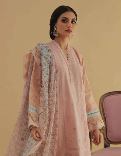 Aabyaan by Qalamkar Aarzu Luxury Lawn Collection 2022 – SAFEENA (AA-05)