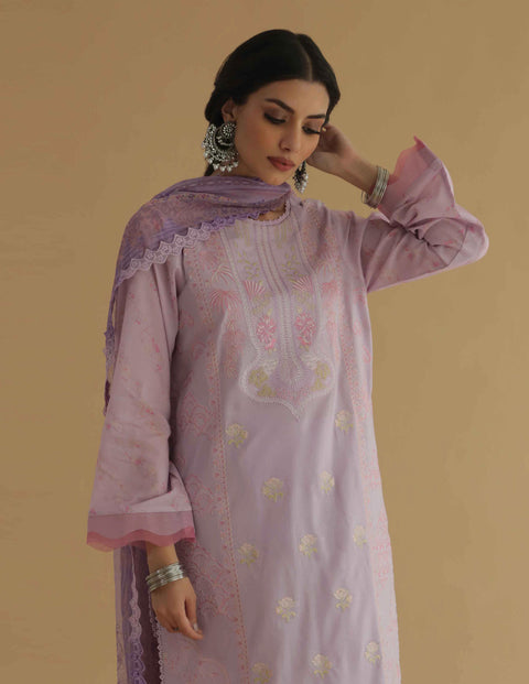 Aabyaan by Qalamkar Aarzu Luxury Lawn Collection 2022 – UNZE (AA-02)