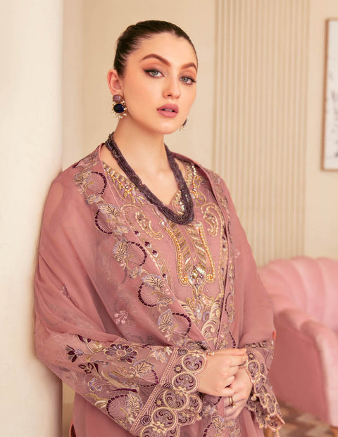 Minhal by Ramsha Embroidered Organza Suits Vol 6 - M605