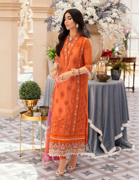 Noor by Saadia Asad · Eid Laserkari Lawn Collection 2022 – D8-PRINCETON