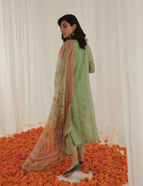 Aabyaan by Qalamkar Aarzu Luxury Lawn Collection 2022 – MUSKAN (AA-03)