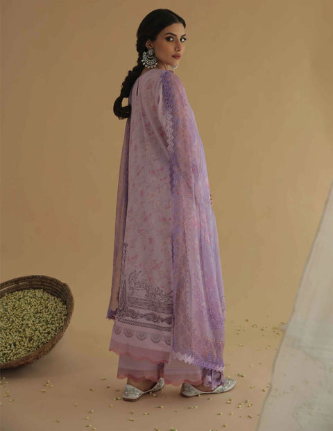 Aabyaan by Qalamkar Aarzu Luxury Lawn Collection 2022 – UNZE (AA-02)