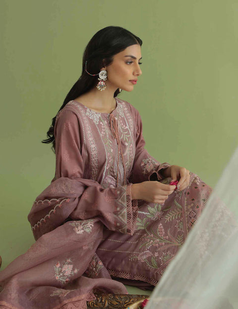 Aabyaan by Qalamkar Aarzu Luxury Lawn Collection 2022 – ARYA (AA-08)