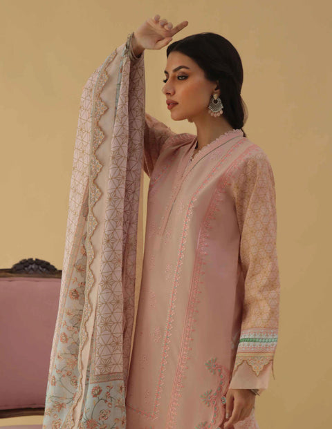 Aabyaan by Qalamkar Aarzu Luxury Lawn Collection 2022 – SAFEENA (AA-05)