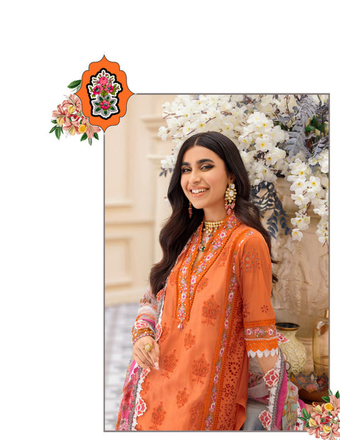 Noor by Saadia Asad · Eid Laserkari Lawn Collection 2022 – D8-PRINCETON