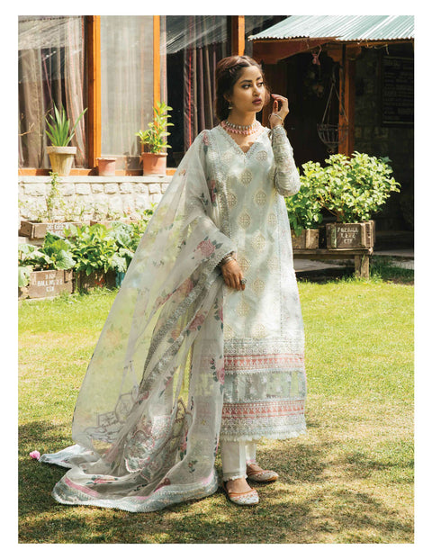 Qalamkar Luxury Festive Lawn 2022 - LIANNA - EB06